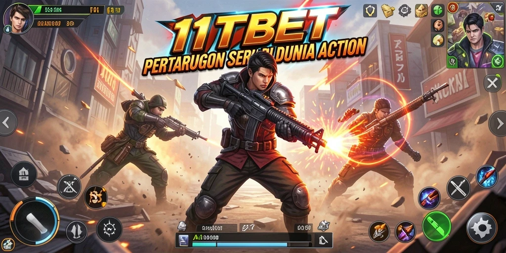 Tangkapan layar menampilkan aksi intens di dalam game 11TBET.