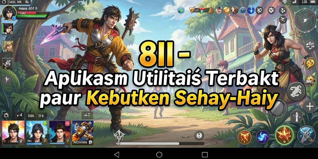 Tampilan antarmuka 8II yang intuitif dan mudah digunakan.