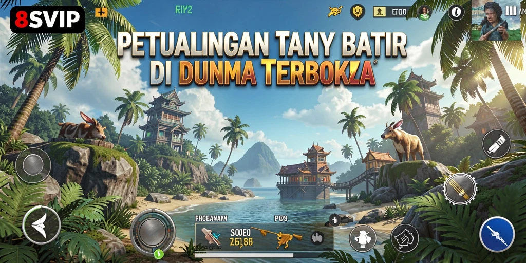 Screenshot gameplay dari 8SVIP yang menunjukkan dunia terbuka yang luas.