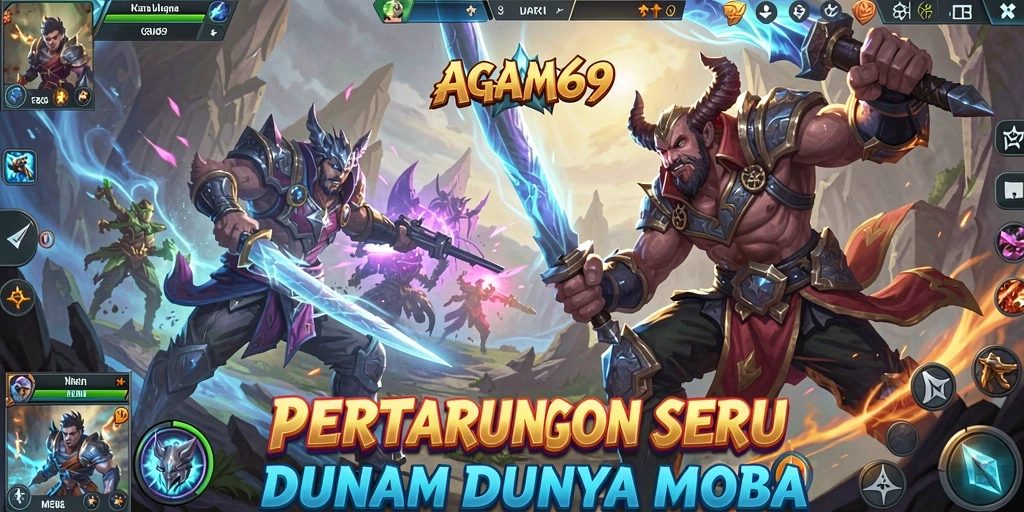 Tampilan gameplay menyenangkan dan menegangkan di AGAM69.