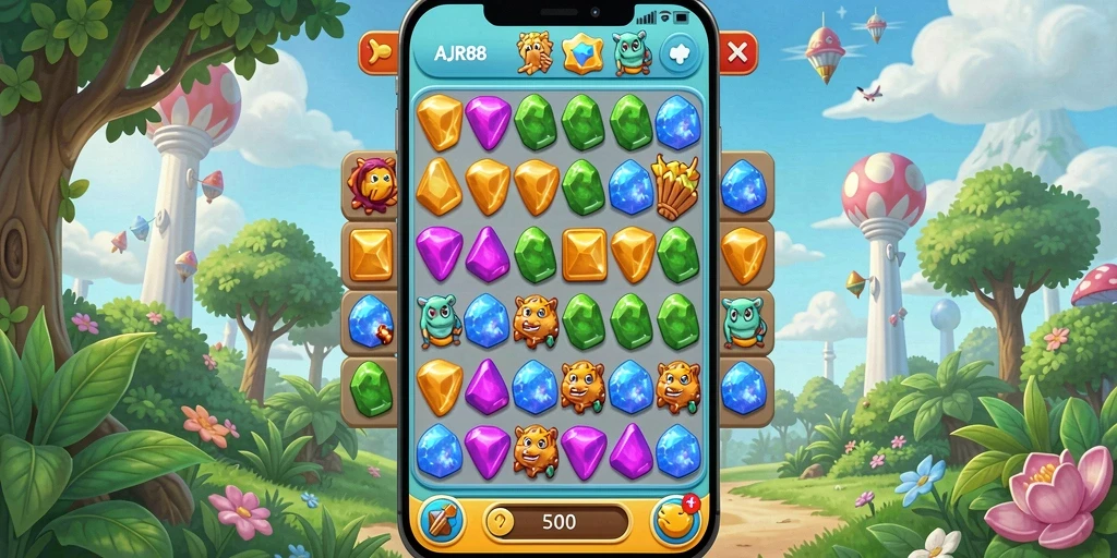 Tampilan menarik dari gameplay AJR88 yang seru dan menantang.
