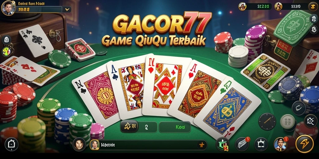 Tampilan gameplay QiuQiu yang menarik dan dinamis.