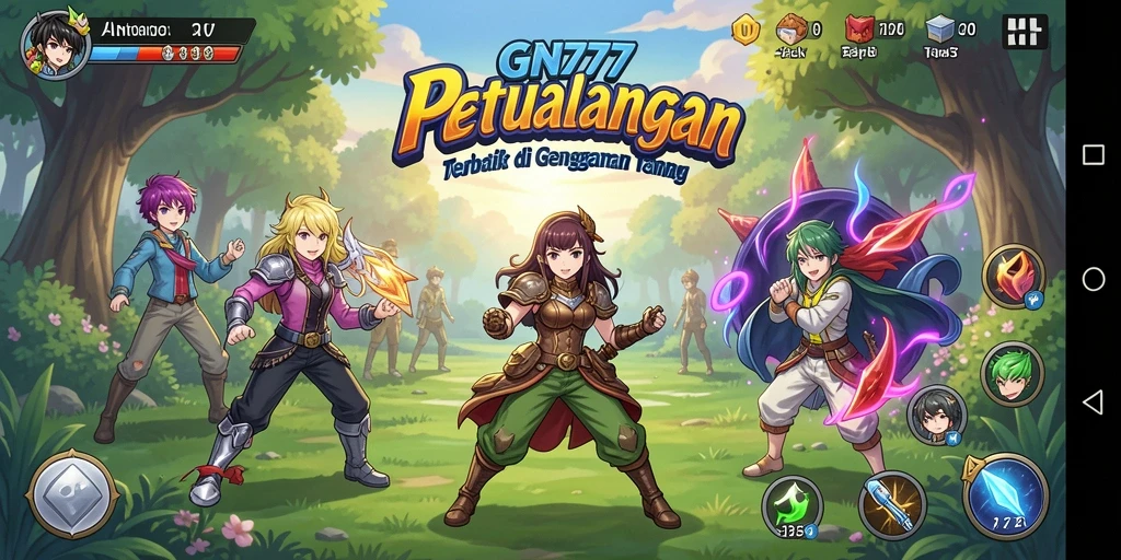 Tampilan utama gameplay GN777 yang seru dan menggembirakan.