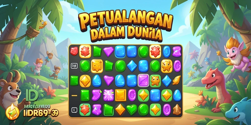 Gameplay Match-3 yang menarik dan penuh keseruan di IDR89.