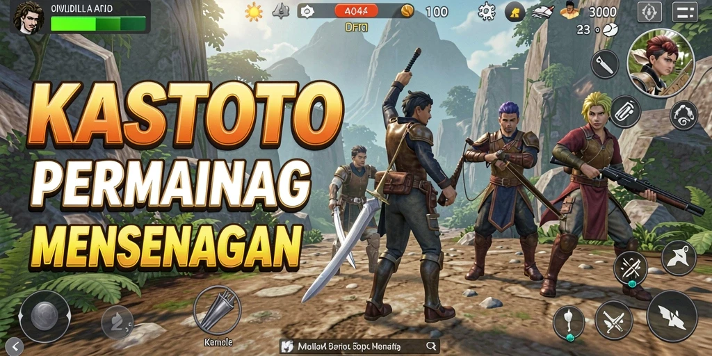 Screenshot gameplay KASTOTO yang menunjukkan aksi simulasi mendebarkan.