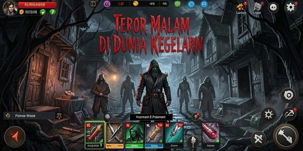 Tampilan gameplay mencekam dari KURNIA898 yang memikat pemain.