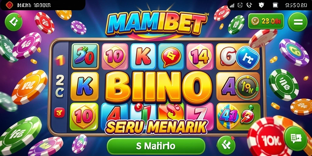 Tampilan menarik dari gameplay Bingo di MAMIBET yang seru.