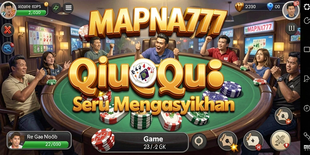 Tampilan screenshot dari gameplay QiuQiu yang menarik dan kompetitif.