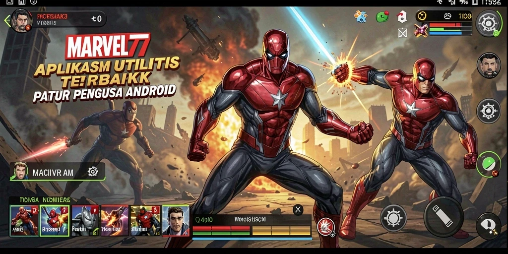 Screenshot utama MARVEL77 menampilkan antarmuka aplikasi yang ramah pengguna.