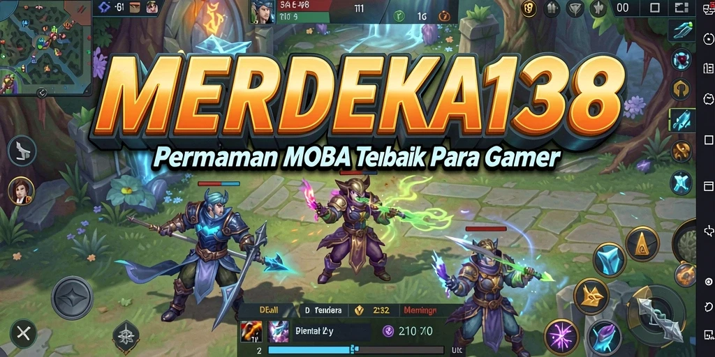 Tampilan menarik dari gameplay epik dalam MERDEKA138.
