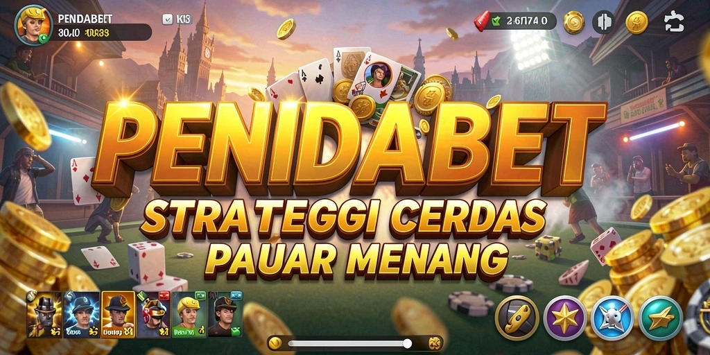 Tampilan gameplay dinamis PENIDABET yang menampilkan strategi mendebarkan.