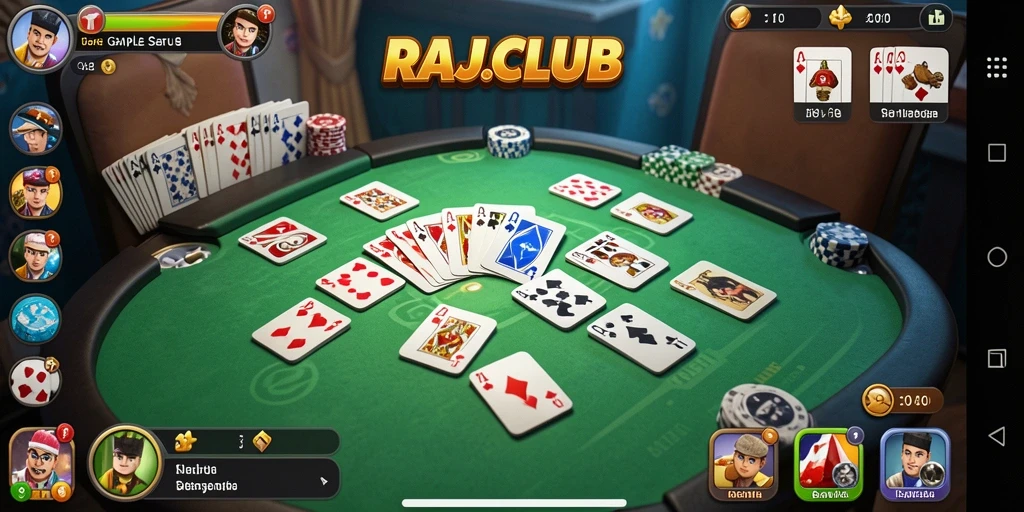 Tampilan gameplay seru Gaple di RAJACLUB.