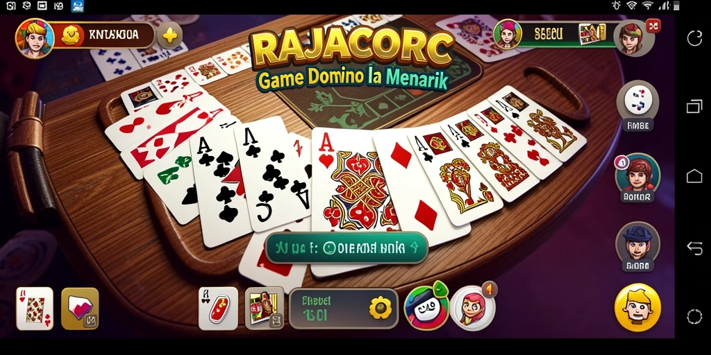Tampilan gameplay menarik dari RAJACORC dengan suasana yang menyenangkan.