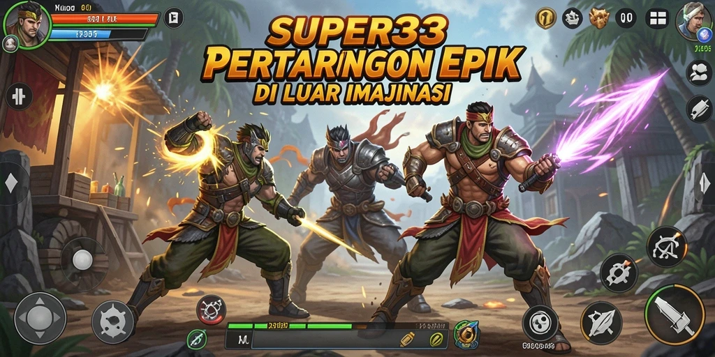 Menampilkan aksi pertarungan seru dalam SUPER33.