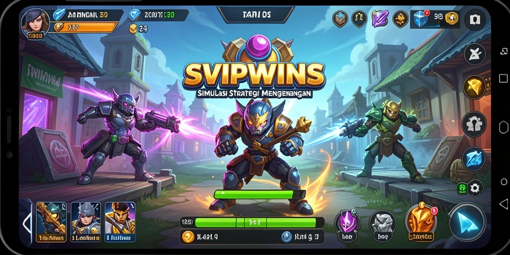 Tampilan menarik dalam game simulasi SVIPWINS.