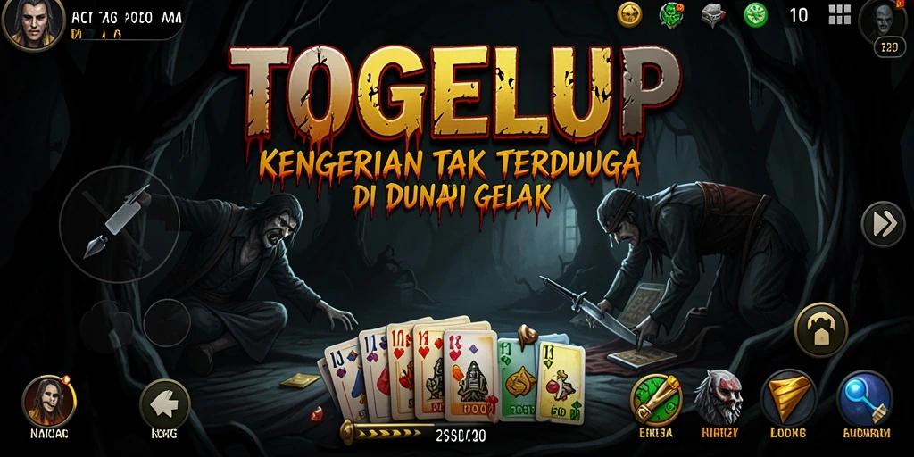 Menampilkan gameplay mencekam dalam suasana horor.
