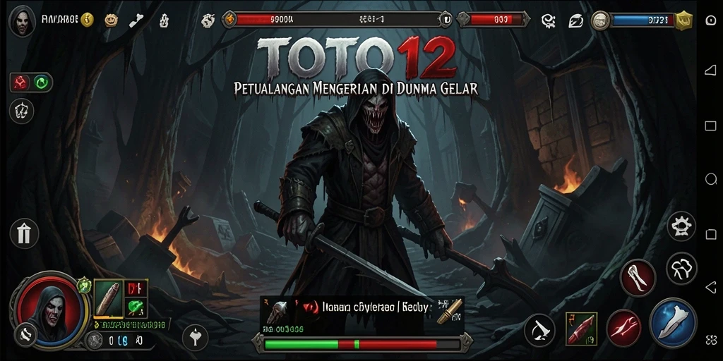 Tampilan gameplay mendebarkan dengan suasana yang mencekam.